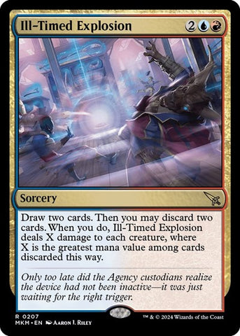 Ill-Timed Explosion (Murders at Karlov Manor) Near Mint Foil