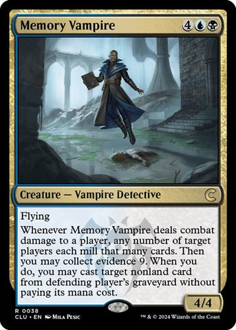 Memory Vampire (Ravnica: Clue Edition) Near Mint