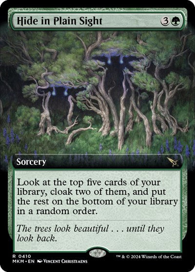 Hide in Plain Sight (Extended Art) (Murders at Karlov Manor) Near Mint