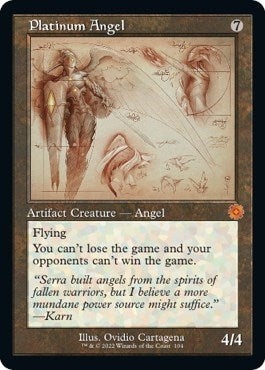 Platinum Angel (Schematic) (The Brothers' War: Retro Frame Artifacts) Near Mint