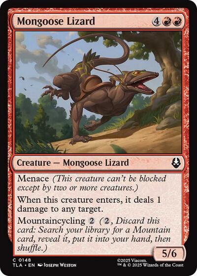 Mongoose Lizard (Avatar: The Last Airbender) Near Mint Foil