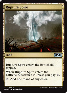 Rupture Spire (Magic 2019 Core Set) Near Mint