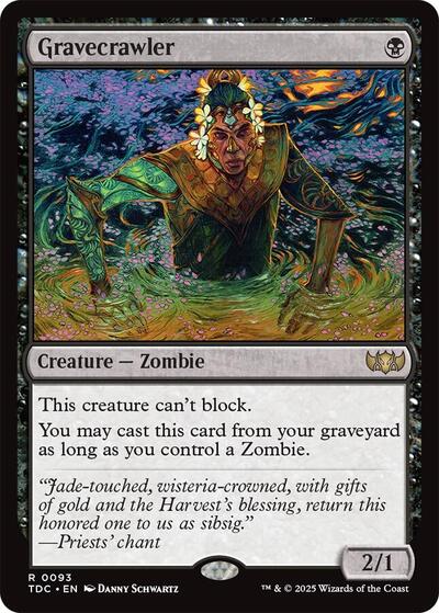 Gravecrawler (Commander: Tarkir: Dragonstorm) Near Mint