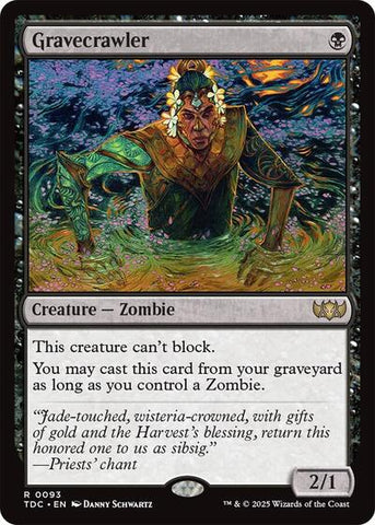 Gravecrawler (Commander: Tarkir: Dragonstorm) Near Mint