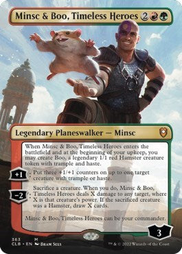 Minsc & Boo, Timeless Heroes (Borderless) (Commander Legends: Battle for Baldur's Gate) Near Mint Foil