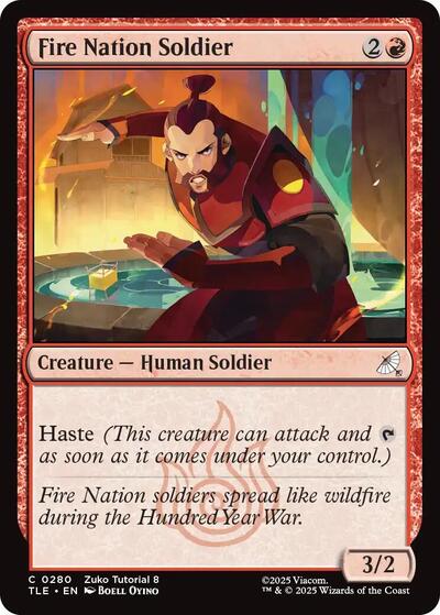 Fire Nation Soldier (0280) (Avatar: The Last Airbender: Eternal-Legal) Near Mint