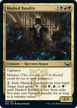 Masked Bandits (Streets of New Capenna) Near Mint Foil