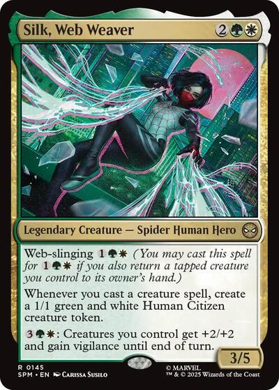 Silk, Web Weaver (Marvel's Spider-Man) Near Mint Foil