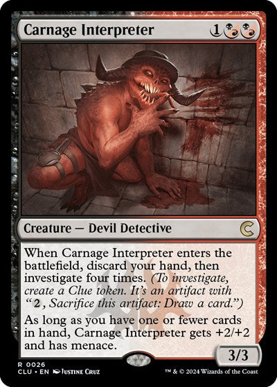 Carnage Interpreter (Ravnica: Clue Edition) Near Mint
