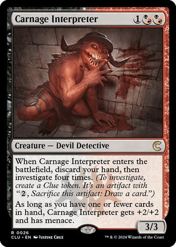 Carnage Interpreter (Ravnica: Clue Edition) Near Mint