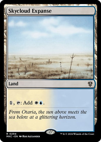 Skycloud Expanse (Commander: Murders at Karlov Manor) Near Mint