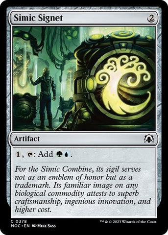 Simic Signet (Commander: March of the Machine) Near Mint