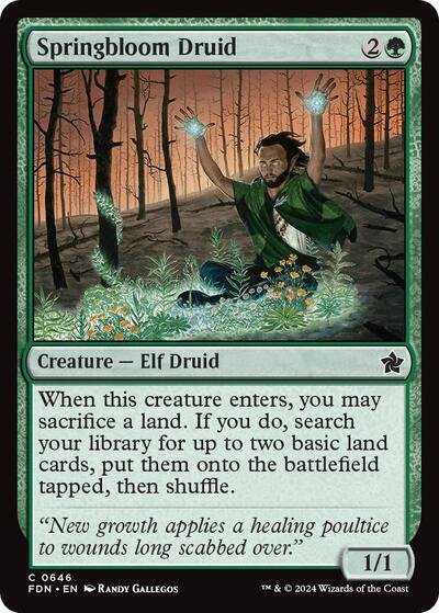 Springbloom Druid (Foundations) Near Mint