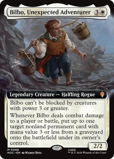 Bilbo, Unexpected Adventurer (Extended Art) (The Hobbit: Eternal-Legal) Near Mint