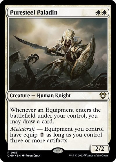 Puresteel Paladin (Commander Masters) Near Mint
