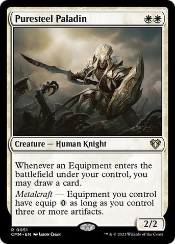 Puresteel Paladin (Commander Masters) Near Mint