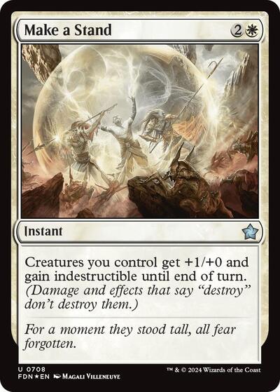 Make a Stand (Foundations) Near Mint Foil