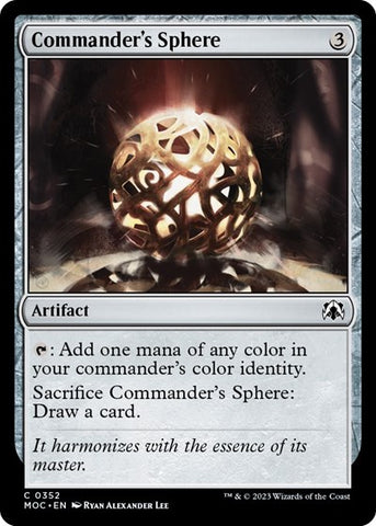 Commander's Sphere (Commander: March of the Machine) Near Mint