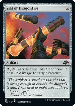 Vial of Dragonfire (Jumpstart 2022) Near Mint