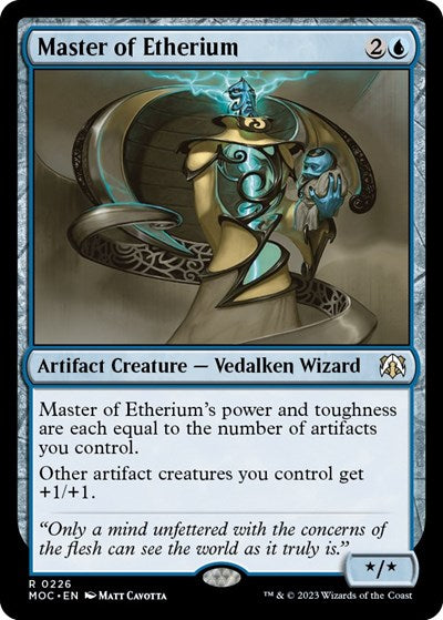 Master of Etherium (Commander: March of the Machine) Near Mint