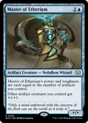 Master of Etherium (Commander: March of the Machine) Near Mint