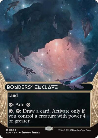 Bonders' Enclave (0004) (Borderless) (Stellar Sights) Near Mint Foil