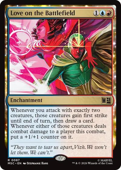Love on the Battlefield (Commander: Marvel Super Heroes) Near Mint