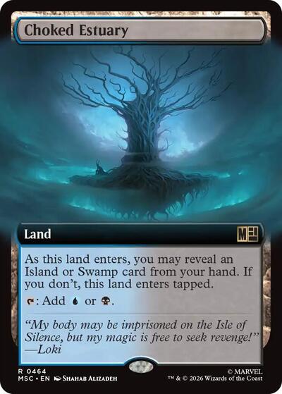 Choked Estuary (Extended Art) (Commander: Marvel Super Heroes) Near Mint