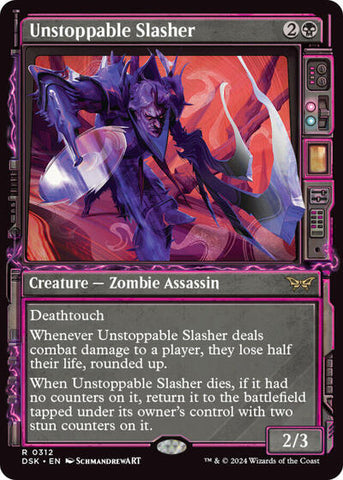 Unstoppable Slasher (Showcase) (Duskmourn: House of Horror) Near Mint