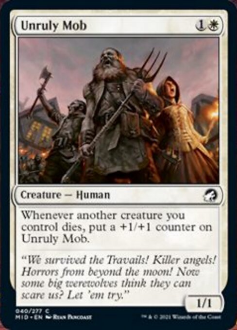 Unruly Mob (Innistrad: Midnight Hunt) Near Mint