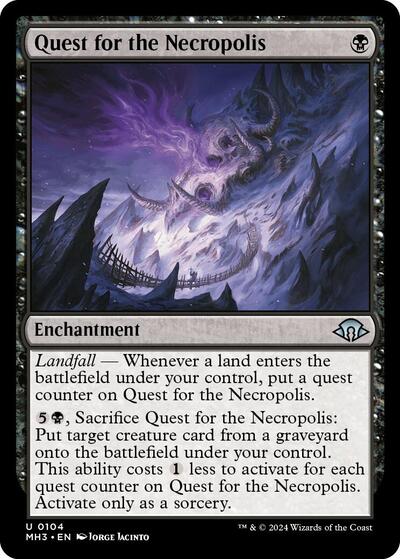 Quest for the Necropolis (Modern Horizons 3) Near Mint Foil