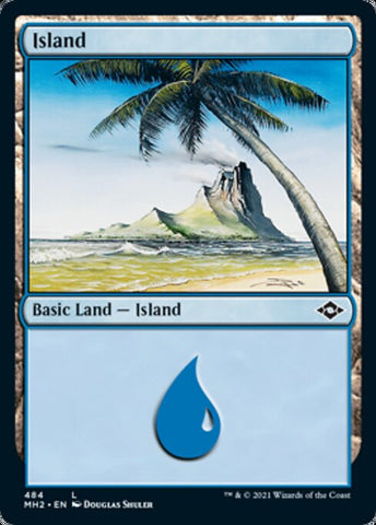 Island (484) (Modern Horizons 2) Near Mint Foil
