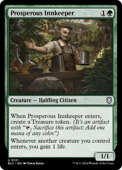 Prosperous Innkeeper (Commander: Bloomburrow) Near Mint