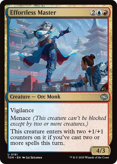 Effortless Master (Tarkir: Dragonstorm) Near Mint