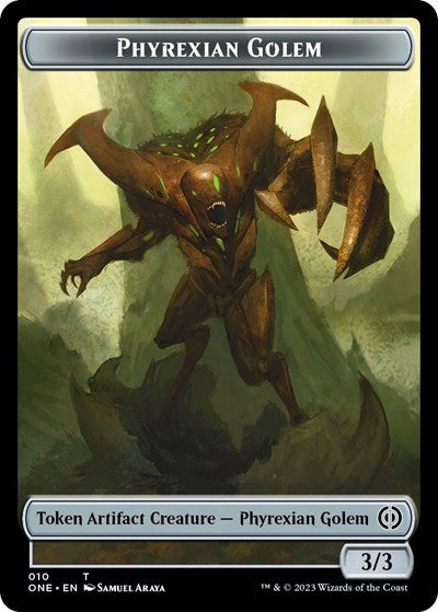 Phrexian Golem Token (Phyrexia: All Will Be One) Near Mint