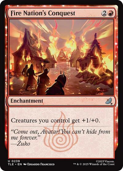 Fire Nation's Conquest (Avatar: The Last Airbender: Eternal-Legal) Near Mint Foil