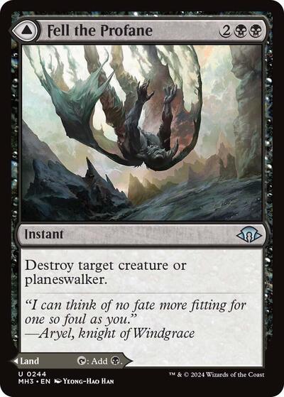 Fell the Profane (Modern Horizons 3) Near Mint Foil