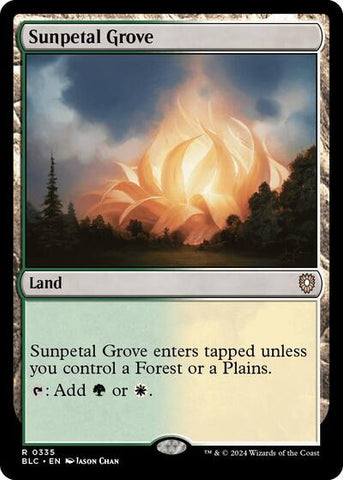 Sunpetal Grove (Commander: Bloomburrow) Near Mint