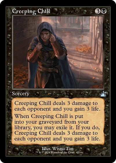 Creeping Chill (Retro Frame) (Ravnica Remastered) Near Mint