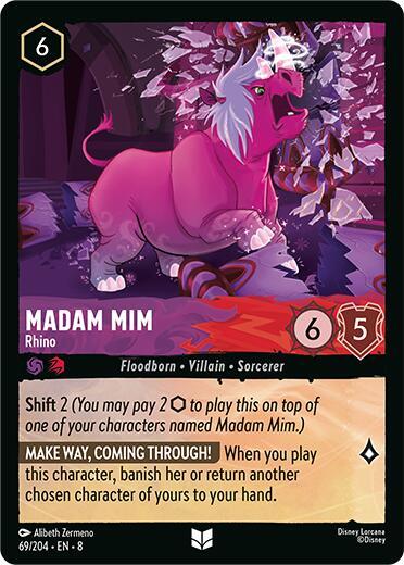 Madam Mim - Rhino (Reign of Jafar) Near Mint