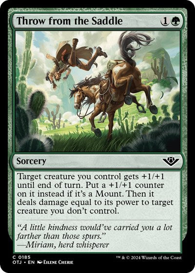 Throw from the Saddle (Outlaws of Thunder Junction) Near Mint Foil