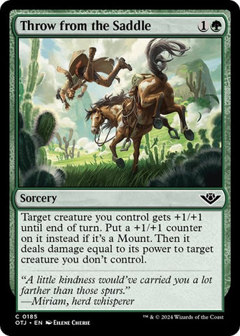 Throw from the Saddle (Outlaws of Thunder Junction) Near Mint Foil