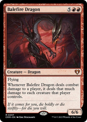 Balefire Dragon (Commander Masters) Near Mint