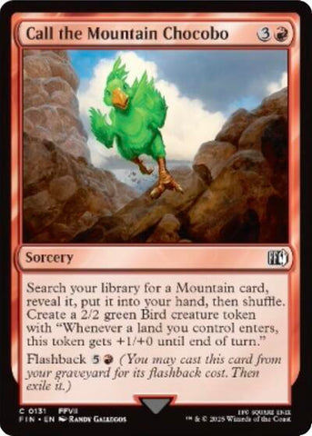 Call the Mountain Chocobo (Universes Beyond: FINAL FANTASY) Near Mint Foil