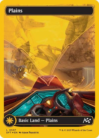 Plains (0507) (First-Place Foil) (Aetherdrift) Near Mint Foil