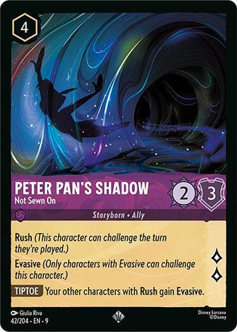 Peter Pan's Shadow - Not Sewn On (Fabled) Near Mint Cold Foil