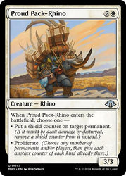 Proud Pack-Rhino (Modern Horizons 3) Near Mint Foil
