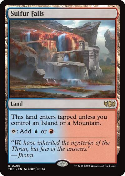 Sulfur Falls (Commander: Tarkir: Dragonstorm) Near Mint