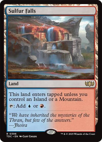 Sulfur Falls (Commander: Tarkir: Dragonstorm) Near Mint