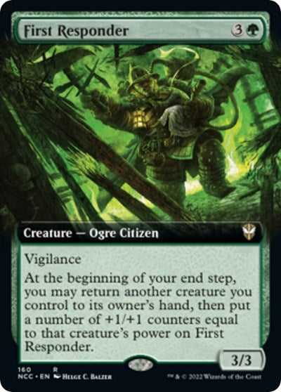 First Responder (Extended Art) (Commander: Streets of New Capenna) Near Mint